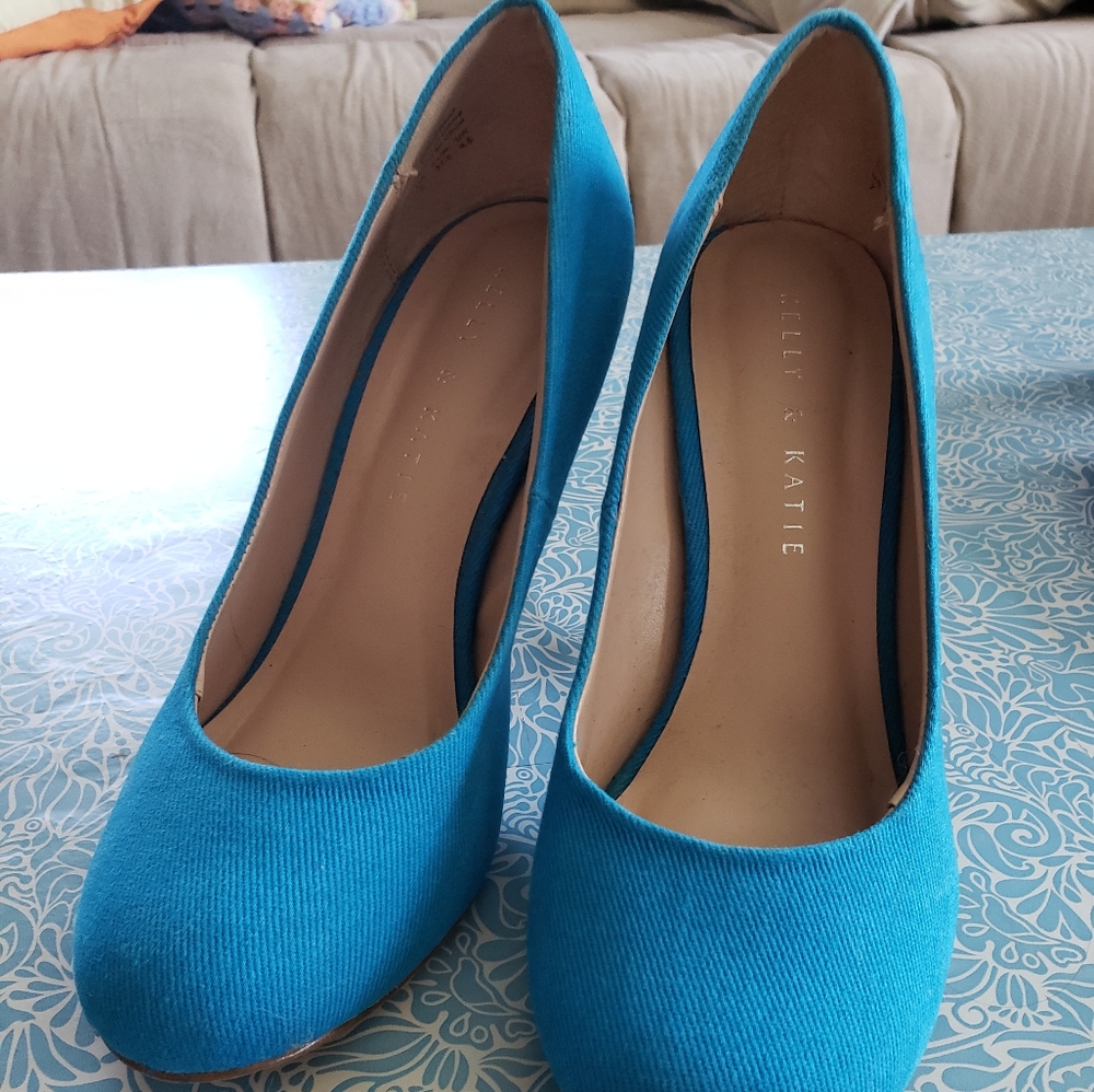 Kelly & Kate Blue Pumps